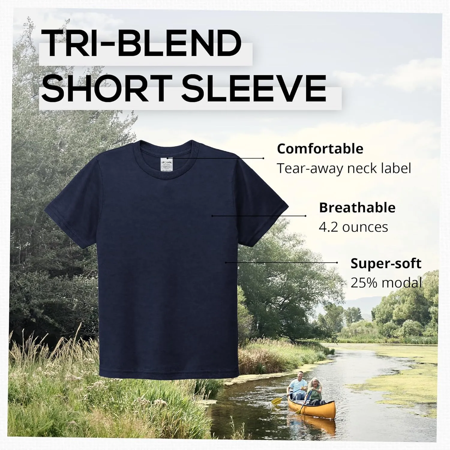 Allmade Youth Tri-Blend T-Shirt