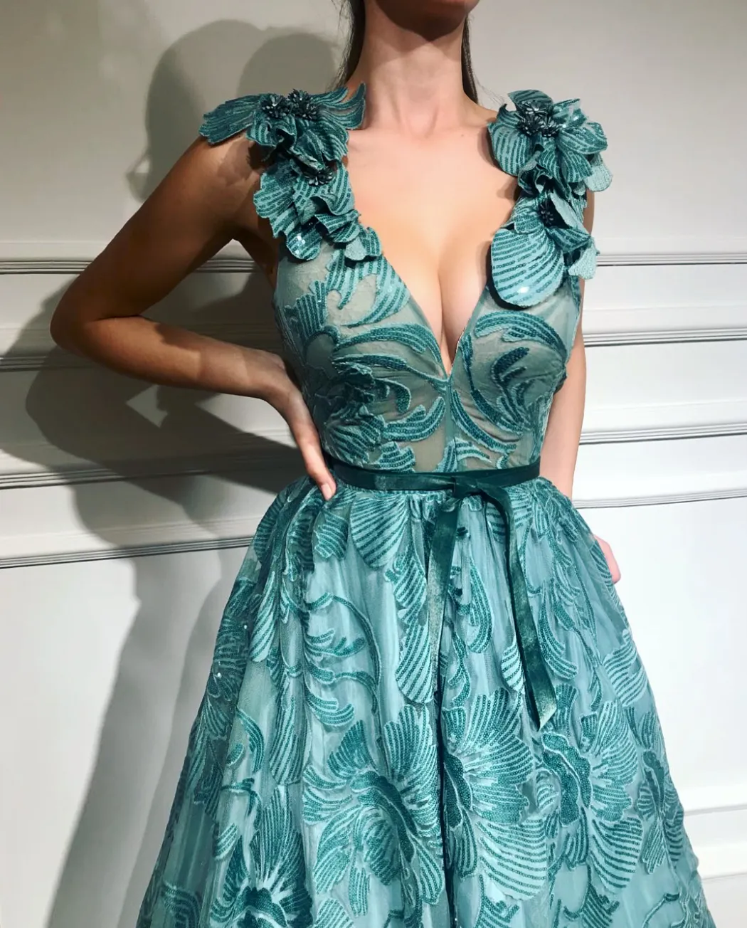 Big Blue Ocean Gown