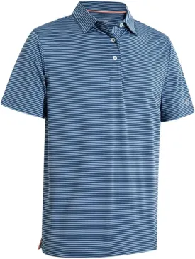 Boys Polo Shirts Short Sleeve Striped Performance Moisture Wicking Dry Fit Golf Shirts for Boys Youth Kids