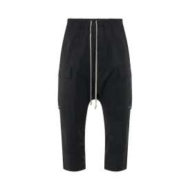 Cargo Cropped Pants in Black