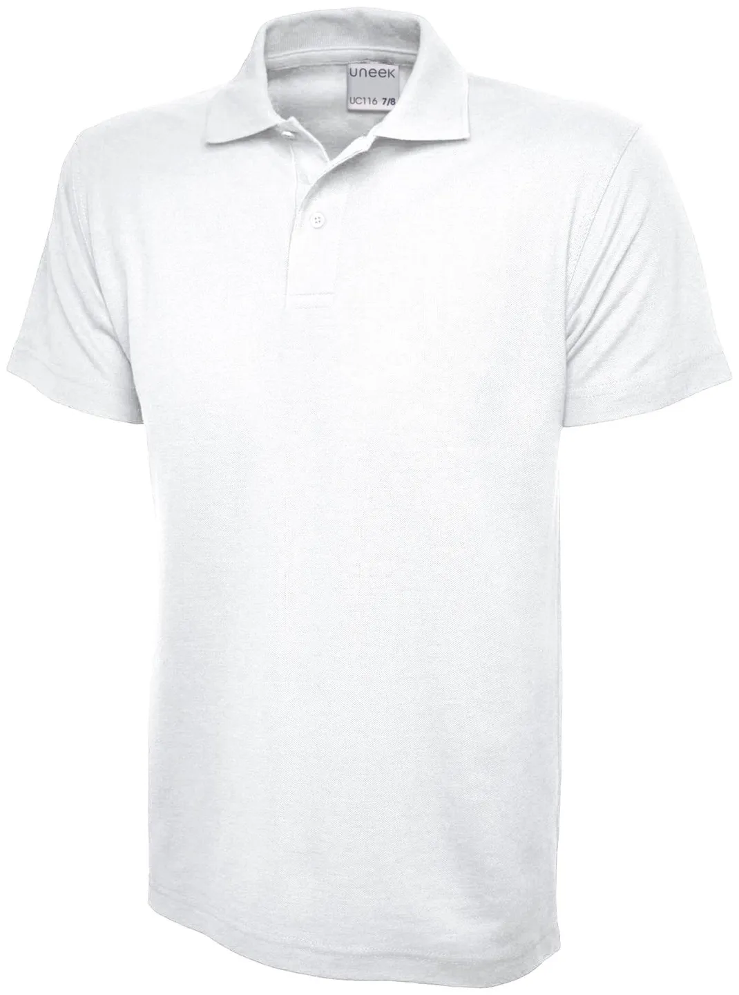 Childrens Active Cotton Poloshirt | White