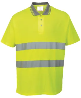 Cotton Comfort polo shirt (S171) | Yellow