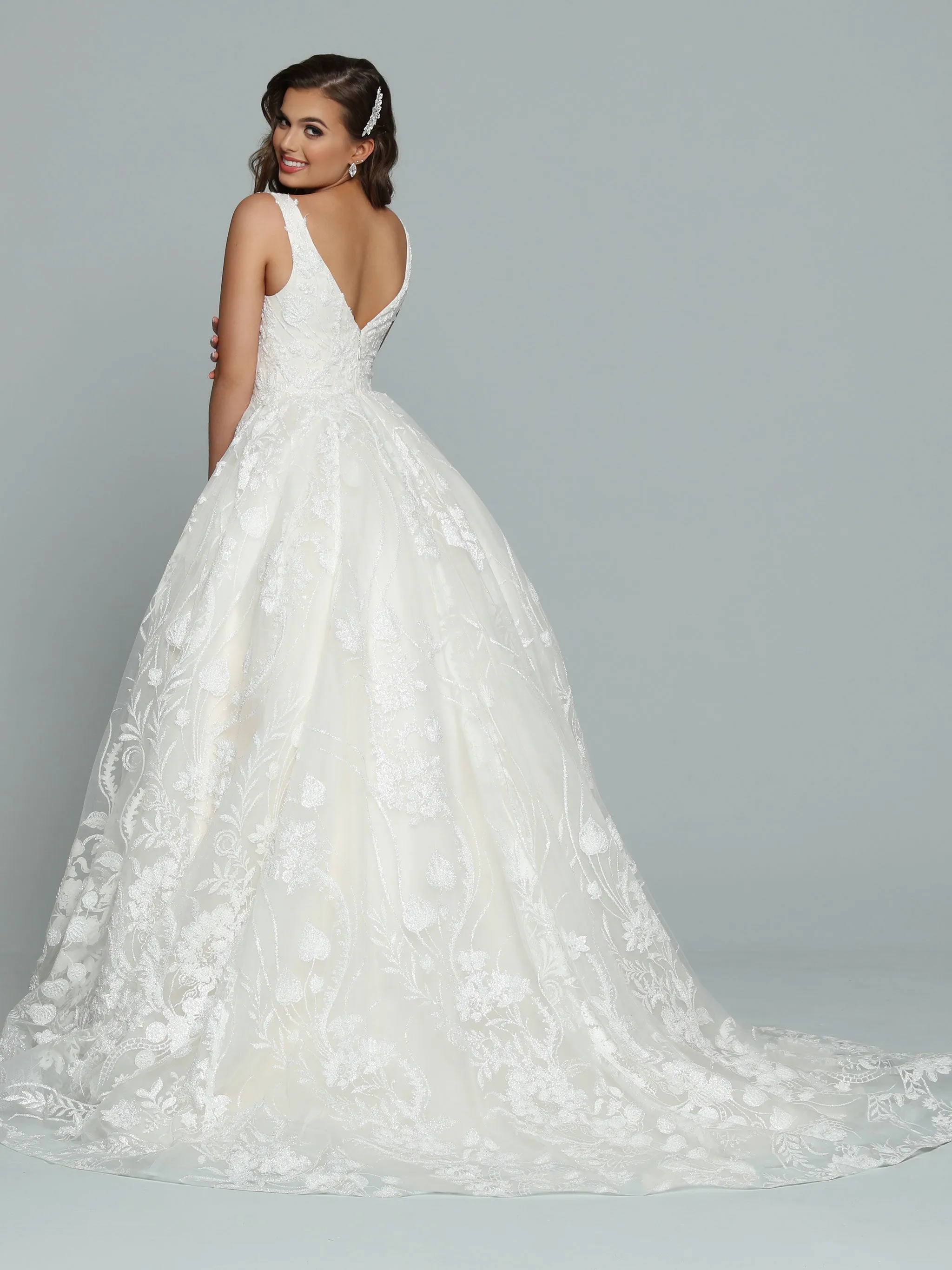 Davinci Bridal 50669 Ivory Wedding Dress Ballgown