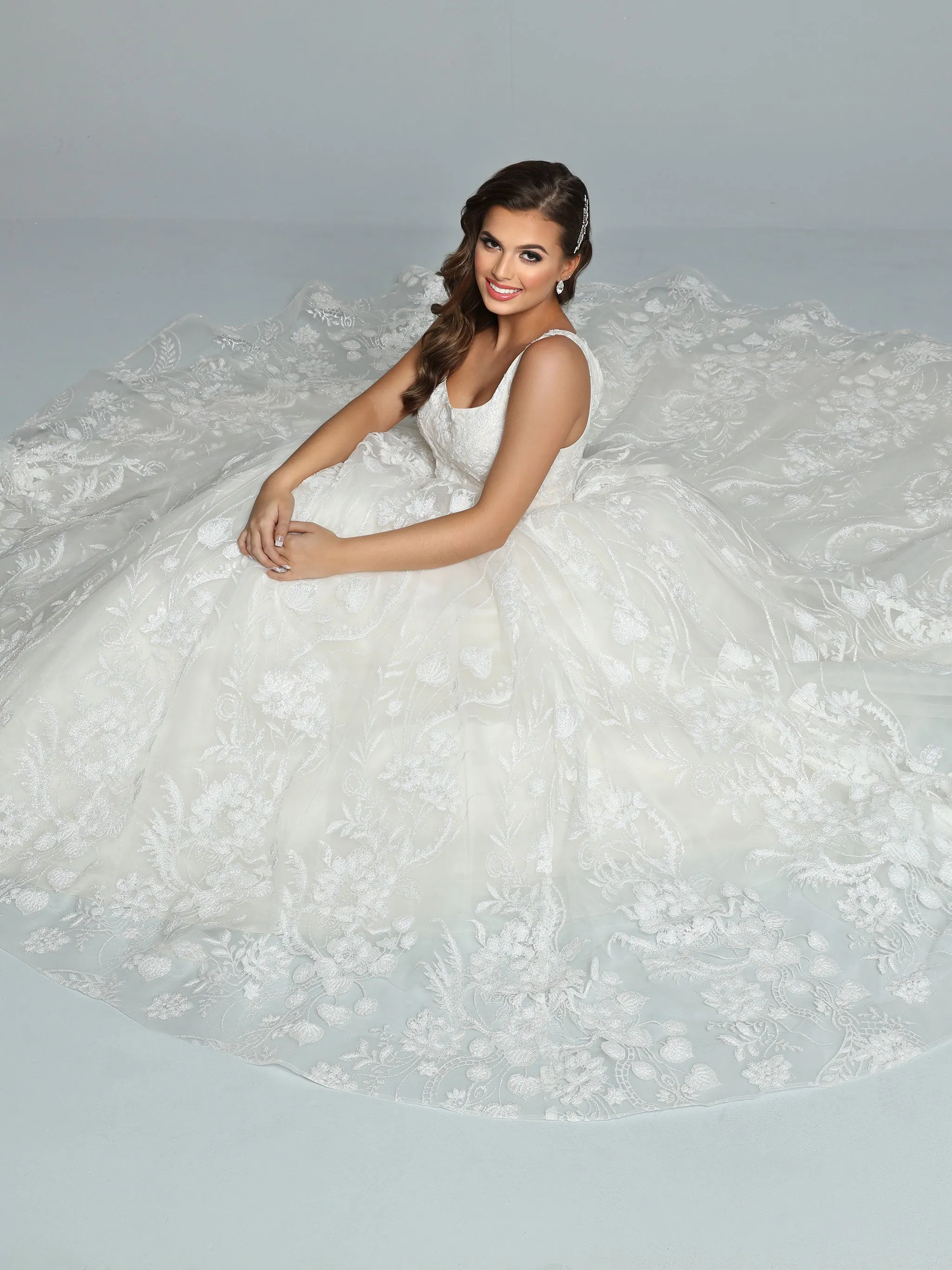Davinci Bridal 50669 Ivory Wedding Dress Ballgown