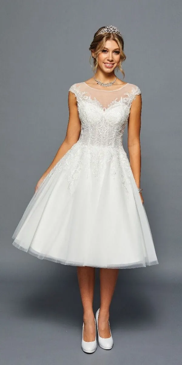 DeKlaire Bridal 460 Short A-Line Wedding Dress