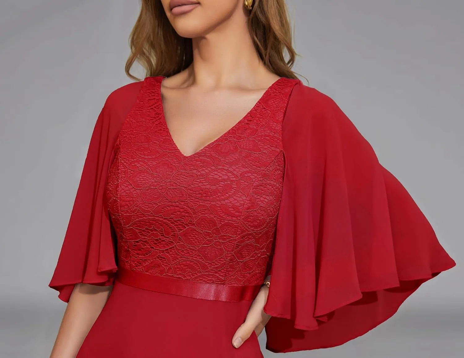 DRESSTELLS Womans Wedding Guest Formal Dress, 2025 Summer Bridesmaid Party Long Prom Church Dresses