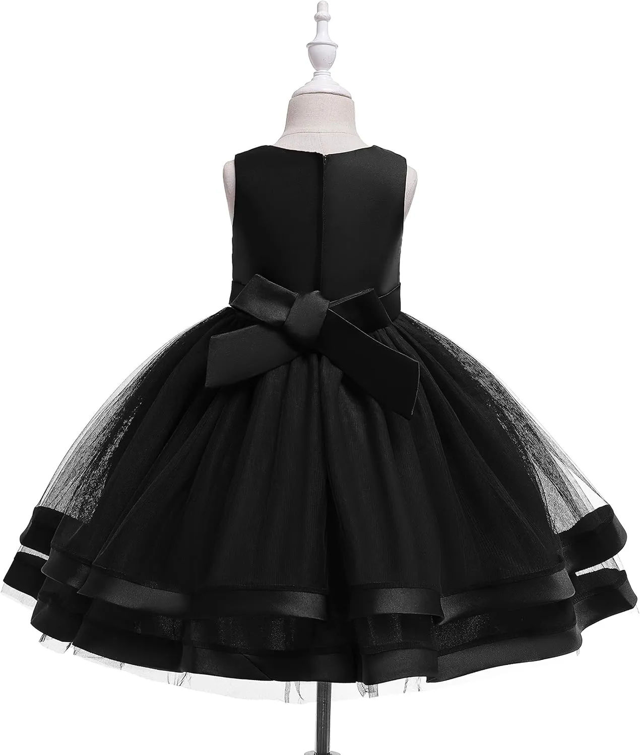 Glamulice Flower Girls Ruffles Dress Vintage Wedding Bridesmaid Party Dresses Holiday Kids Formal Pageant Gown