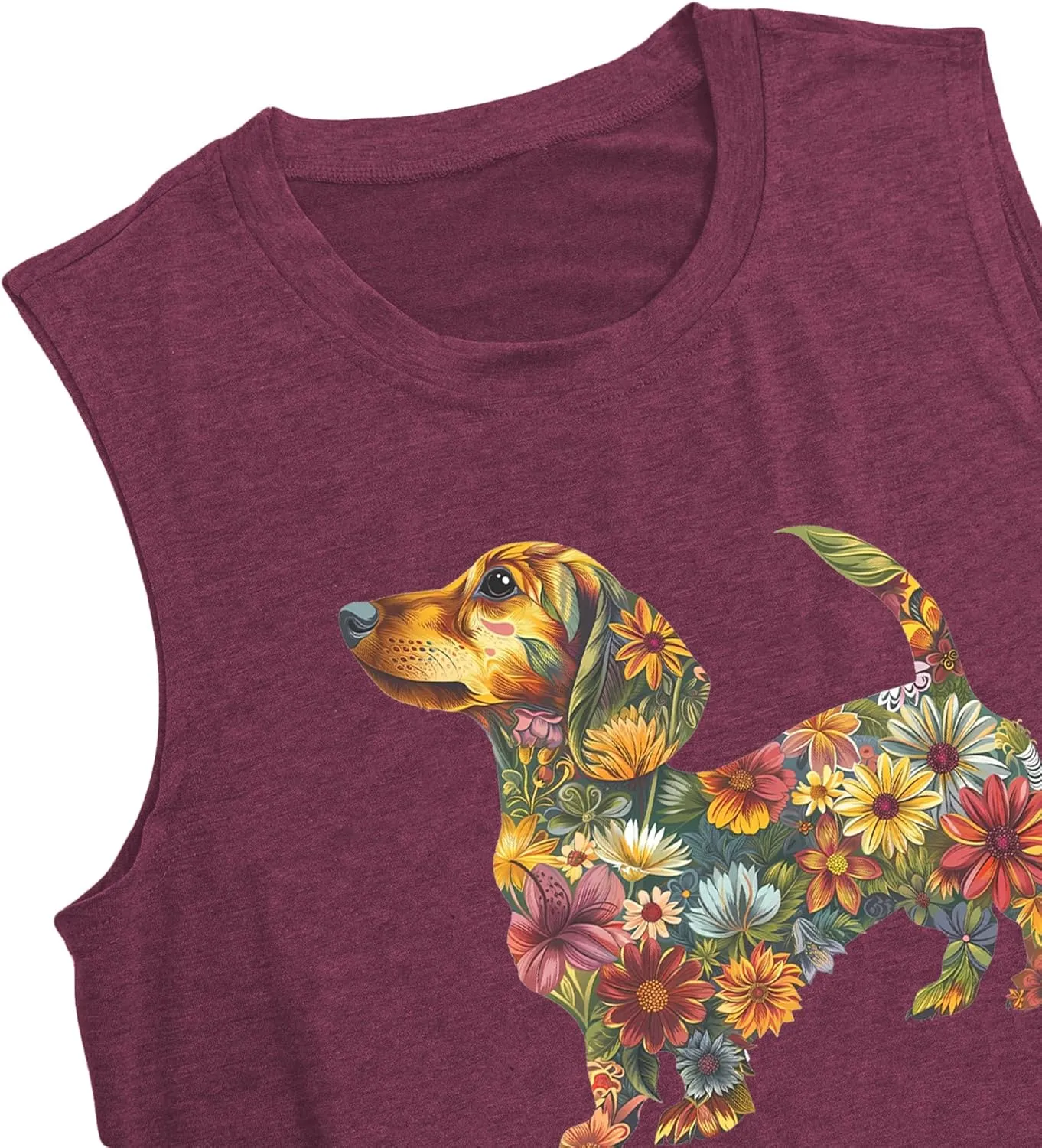 Hummingbird Tank Top for Women Bird Flower Graphic Tee Bird Lover Sleeveless Shirts