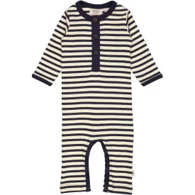 Jumpsuit Eigil - deep wave stripe