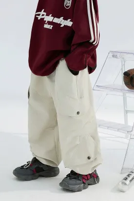 Loose Fit Cargo Pants with Pockets