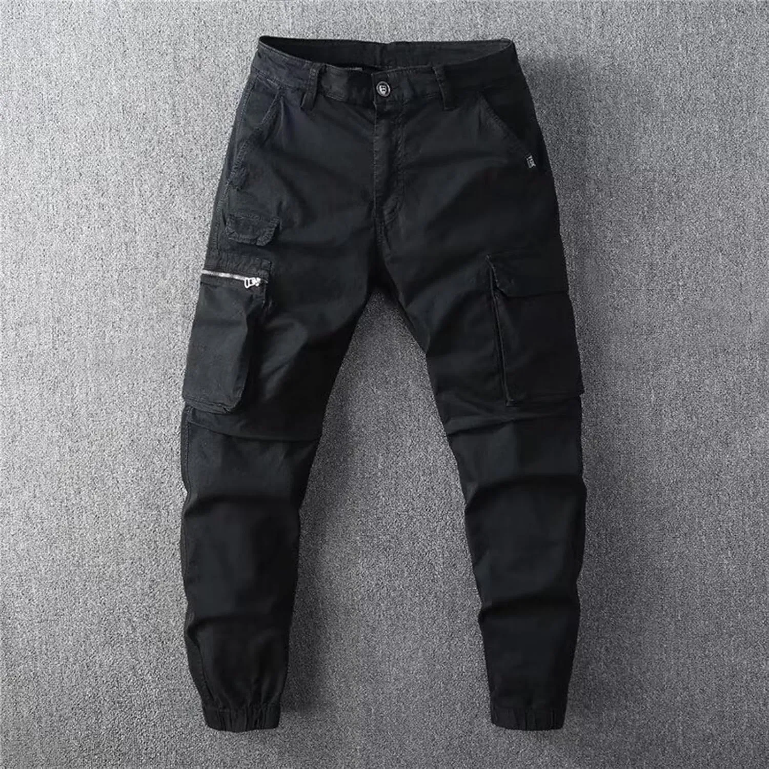 Men's Casual Cargo Pants Slim Fit Stretch Tactical Outdoor Joggers Lightweight Work Hiking Military Sweatpants with Pocket