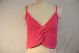 O & O Pink Knitted Tank