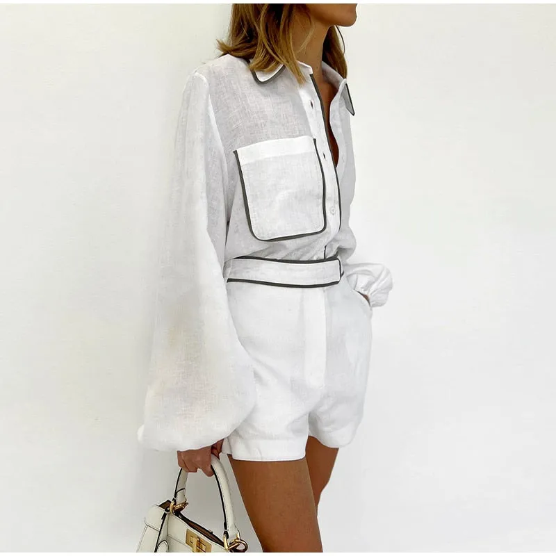 OLIVE SHORTS and SHIRT 2 PIECE SET