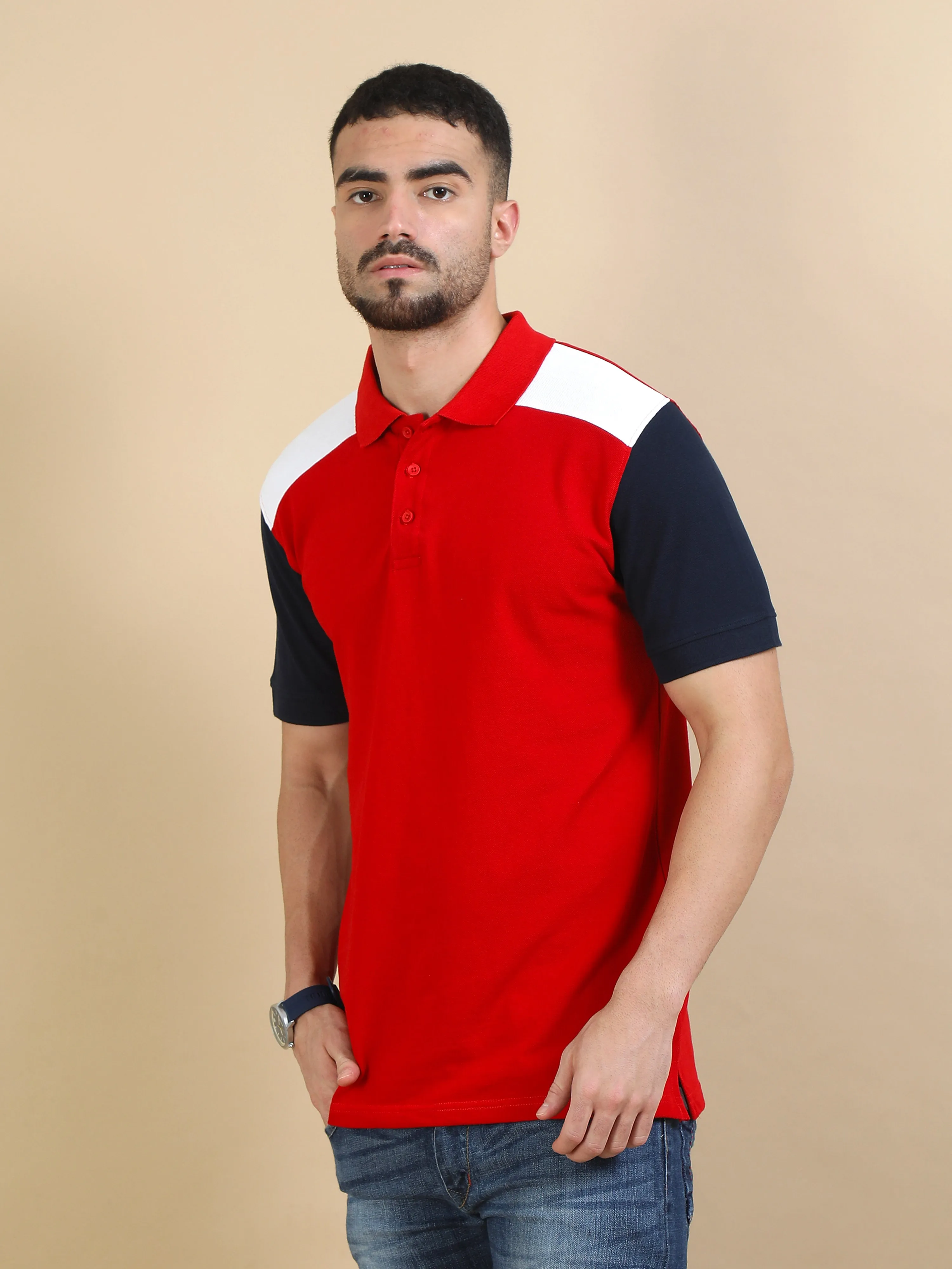 Pannel Design Polo - Red