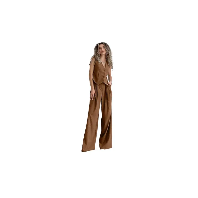 Pinstripe Vest and Pants Set