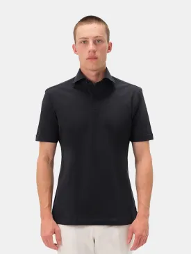 Ponza Polo - Midnight Pique Cotton