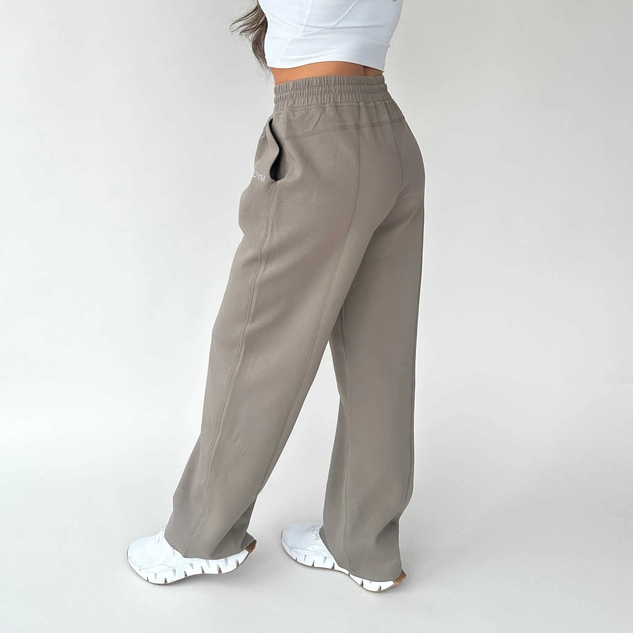 Relax Wide Leg Sweatpant w/ Cinch Drawstring