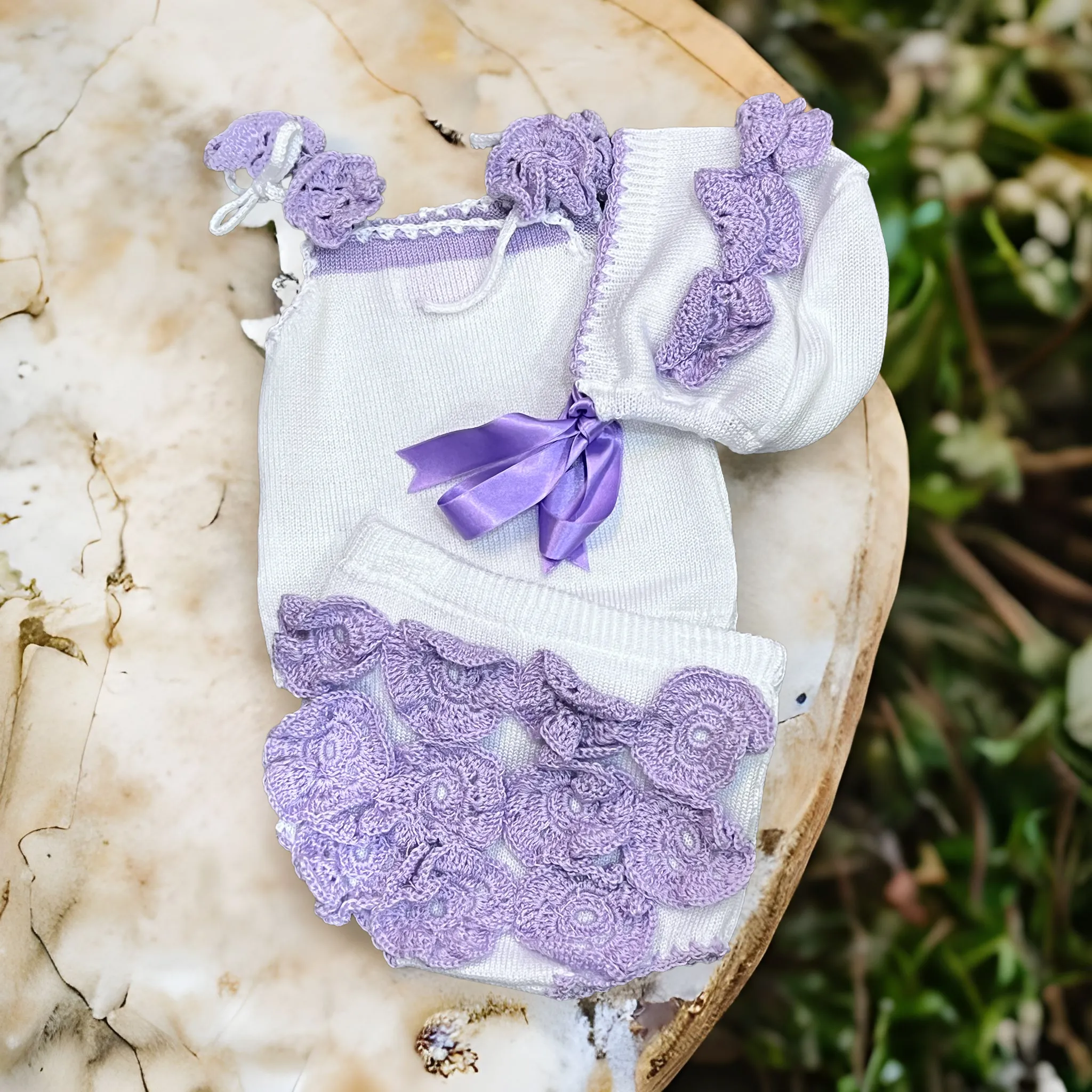 Summer Lilac Short Set