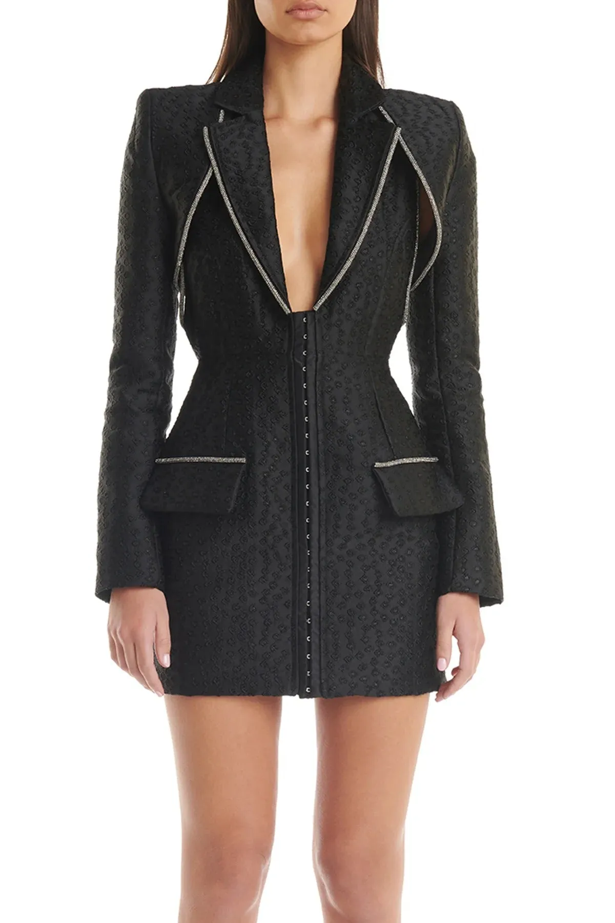 Teri Blazer Dress - Black