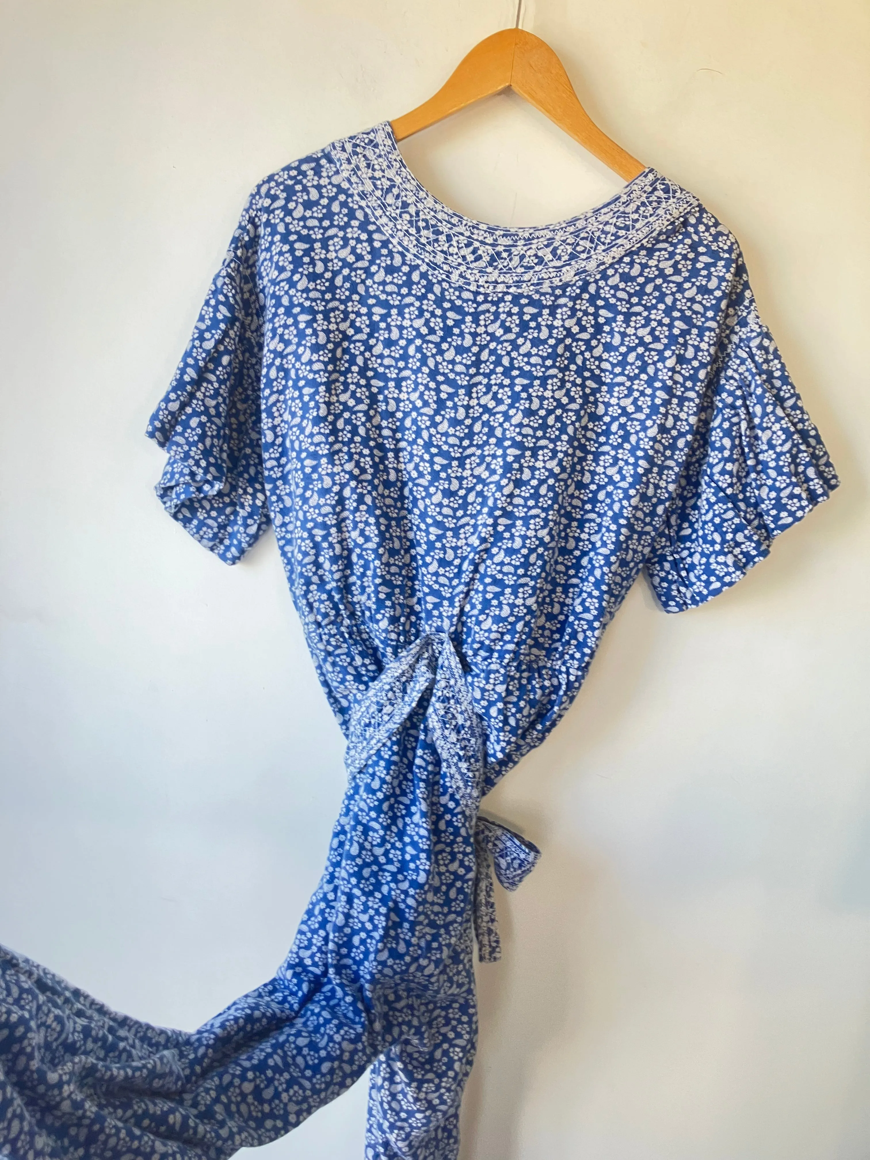Ulla Johnson Blue Floral Jumpsuit