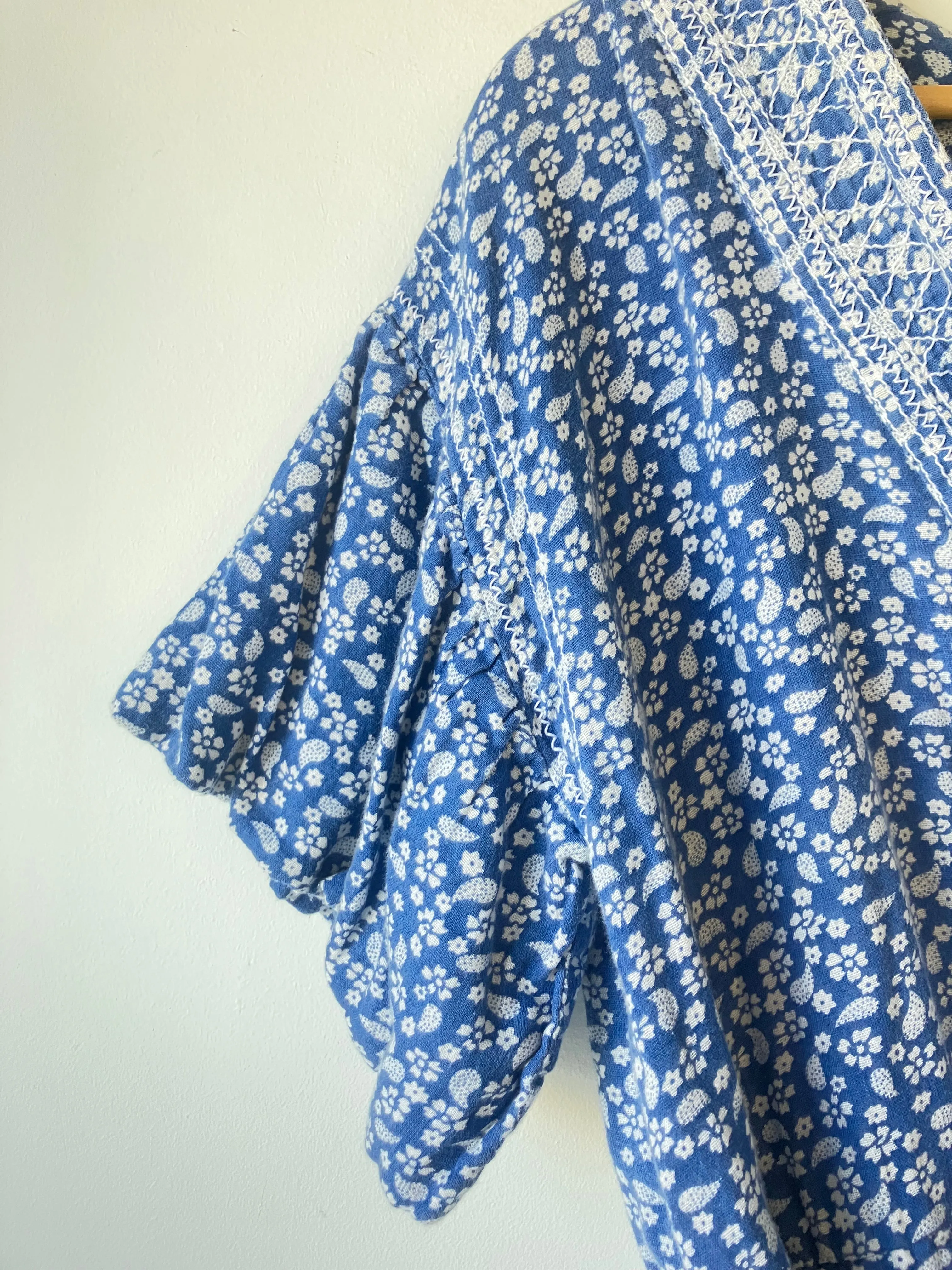Ulla Johnson Blue Floral Jumpsuit