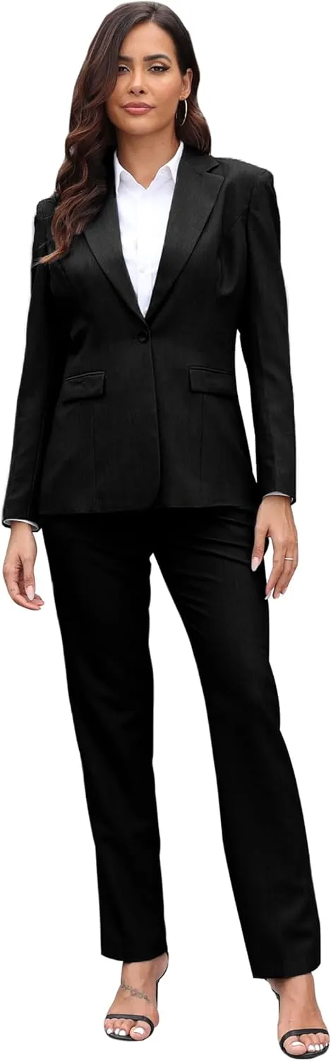 Women's Suits for Work Professional Womens Suits 2 Piece Set Business Suit for Women