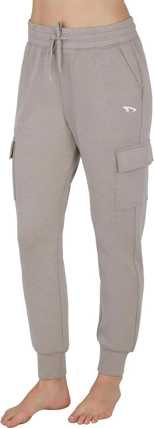 Womens Sweatpants Petite Joggers with Pocket Soft Scuba Lightweight Casual Tapered Cargo Track Pants for Lounge Workout