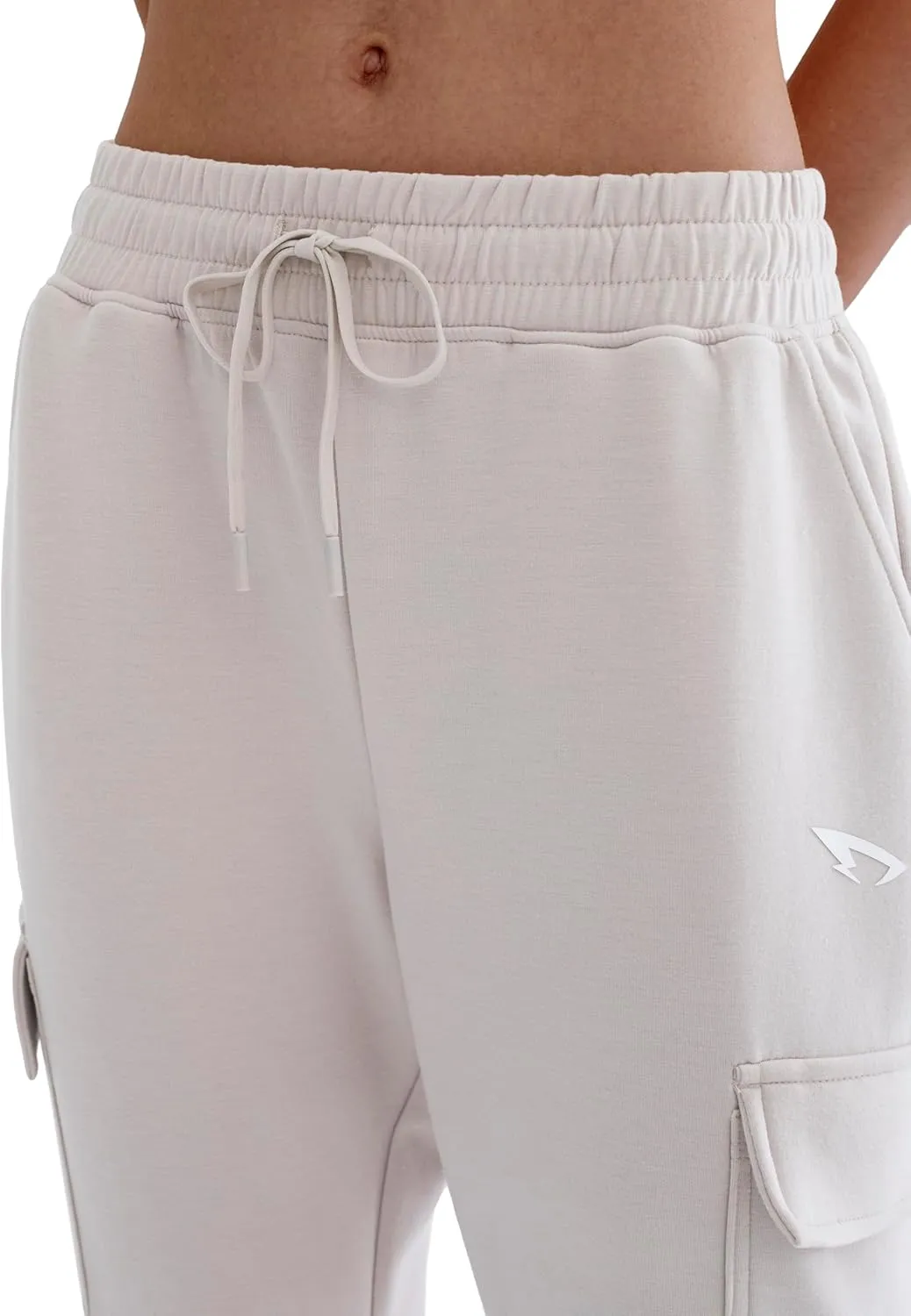 Womens Sweatpants Petite Joggers with Pocket Soft Scuba Lightweight Casual Tapered Cargo Track Pants for Lounge Workout